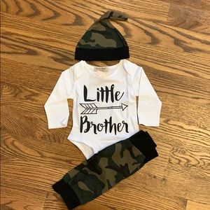 NWT Rorychen Little Brother Outfit; 80cm (12M)